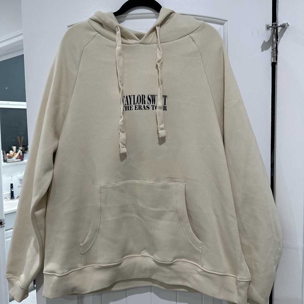 brand new taylor swift eras cream hoodie